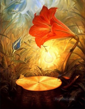 moderno contemporáneo 03 surrealismo tulipán flor Pinturas al óleo